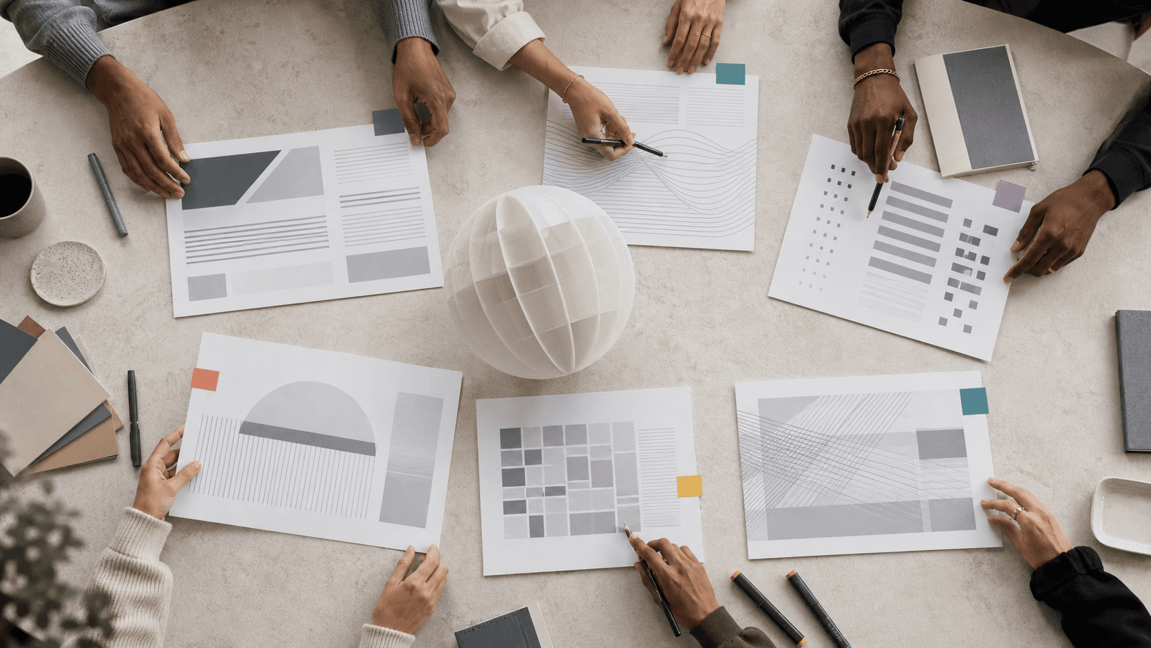 Editors collaborating around localized layouts in a multilingual content review